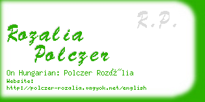 rozalia polczer business card